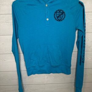 Abercrombie & Fitch Teal Vintage Tee